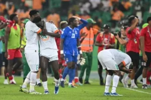 Ivory Coast Star Breaks Down in Tears on Bench After Humiliating 4-0 AFCON Defeat