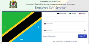 ESS Utumishi Login, Employee Self Service 2024