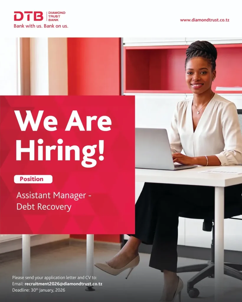 Assistant Manager – Debt Recovery Job Opportunity at DTB Bank | AJIRA YAKO