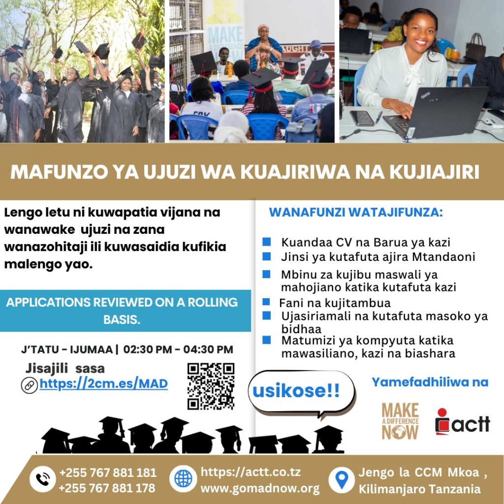 Business Empowerment (BE) Career Readiness Application at ACTT