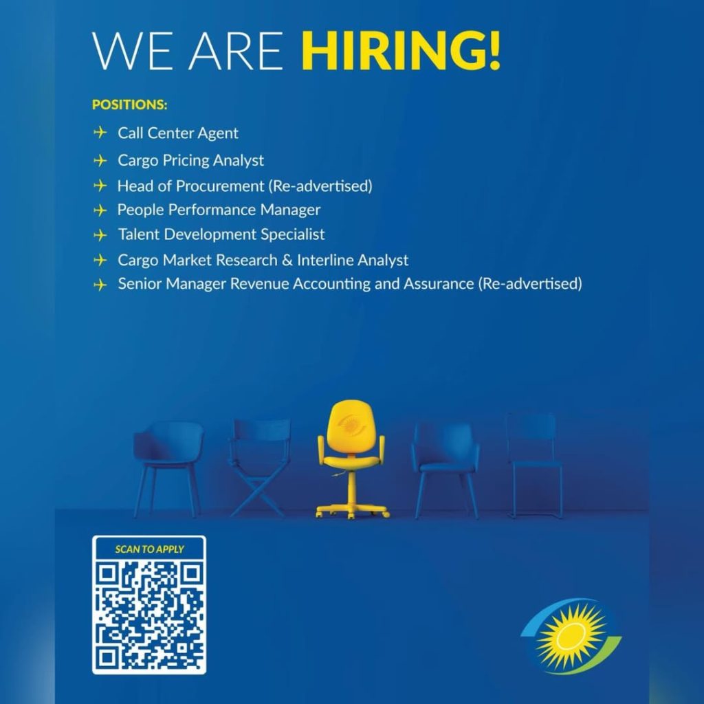 7 Job Opportunities at Rwanda Air